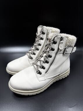 Cliffs by White Mountain Women’s Hearty Ankle Boots Winter White Size 9.5